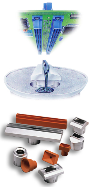 Flow Wells for Selective Soldering